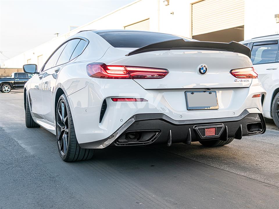 RW Carbon 2018-2026 BMW G16 8-Series Gran Coupe Carbon Fiber LED Diffuser - Image 10