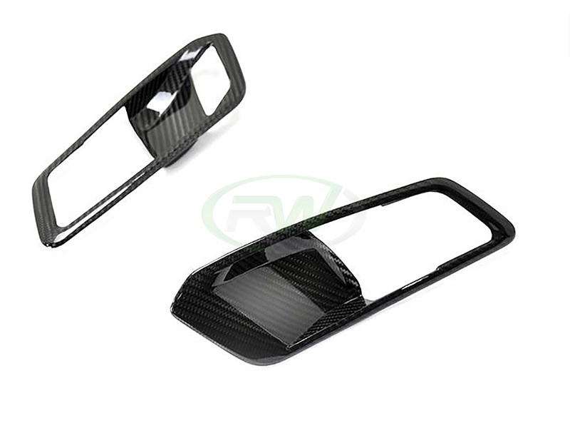 RW Carbon 2019-2026 BMW G20 Carbon Fiber Interior Door Handle Trims - Image 4