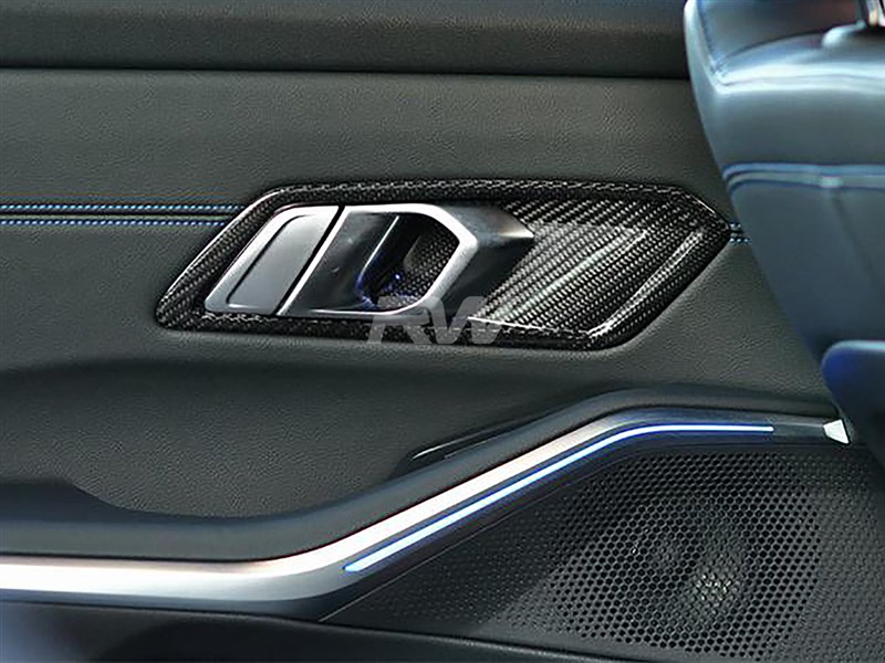 RW Carbon 2019-2026 BMW G20 Carbon Fiber Interior Door Handle Trims