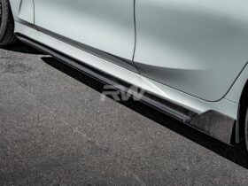 RW Carbon G20 DTM Carbon Fiber Side Skirt Extensions for BMW 3 Series - Image 3