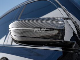 RW Carbon G20 G30 G14 G15 G16 M Style Carbon Fiber Mirror Caps - Image 5