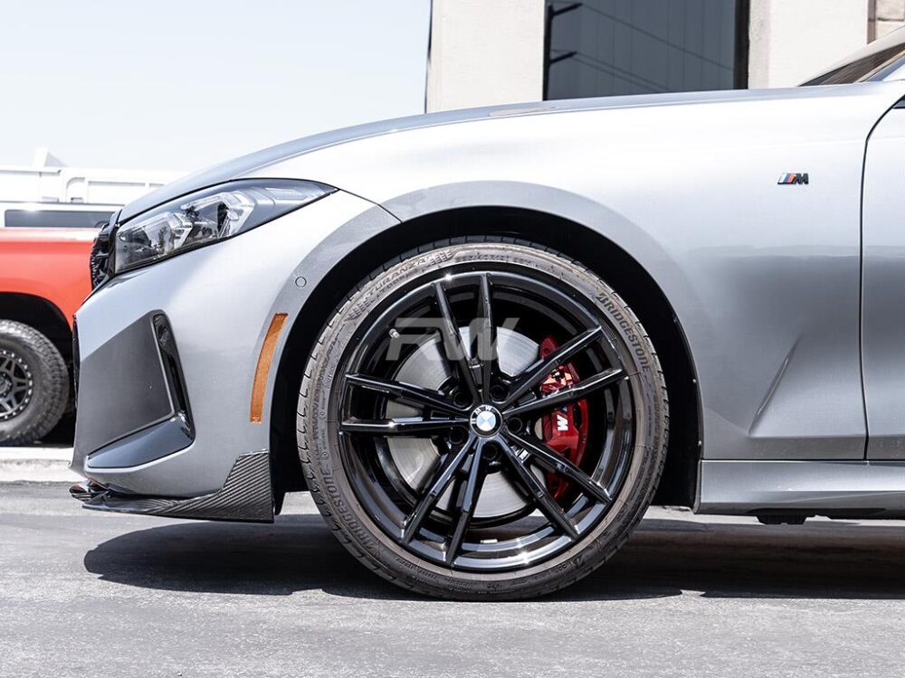 RW Carbon 2023-2026 BMW G20 LCI Carbon Fiber Performance Style Front Lip - Image 4
