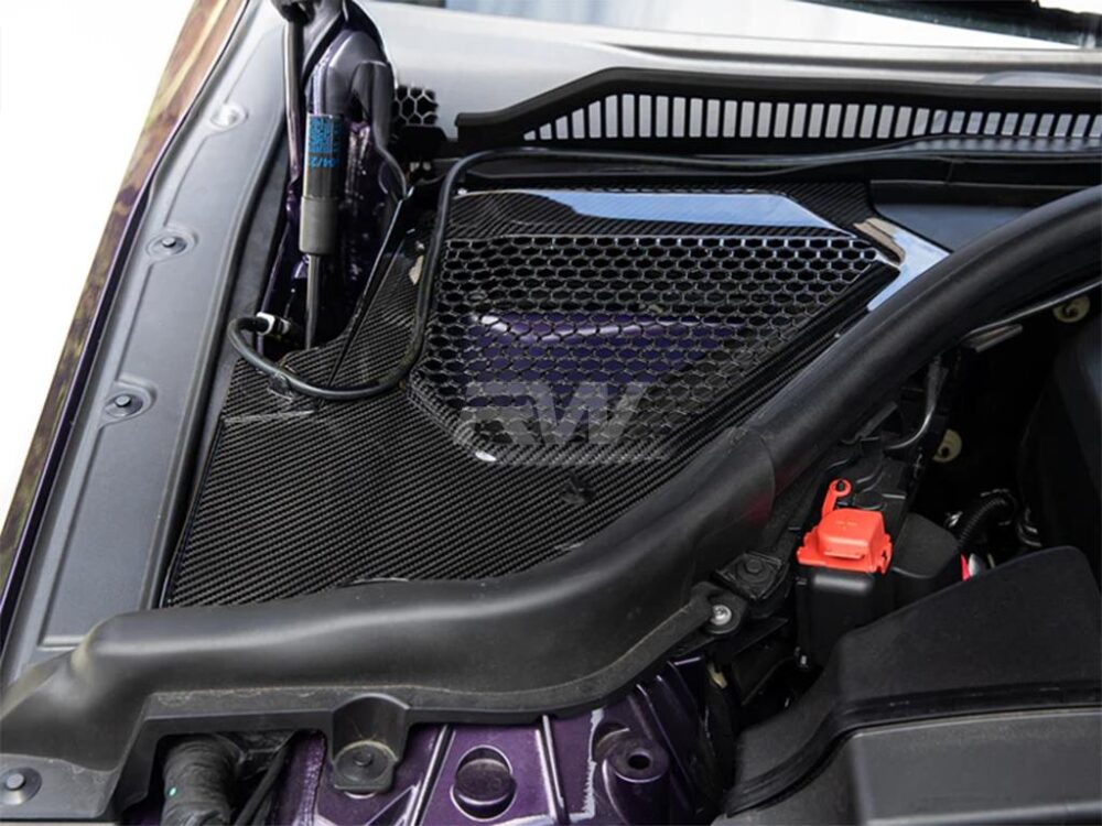 RW Carbon 2019-2026 BMW G20 M340i Carbon Fiber Engine Cowl Panel Trim Set - Image 5