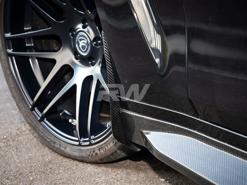 RW Carbon 2019-2026 BMW G20/G21 3-Series Carbon Fiber Front Splash Guards