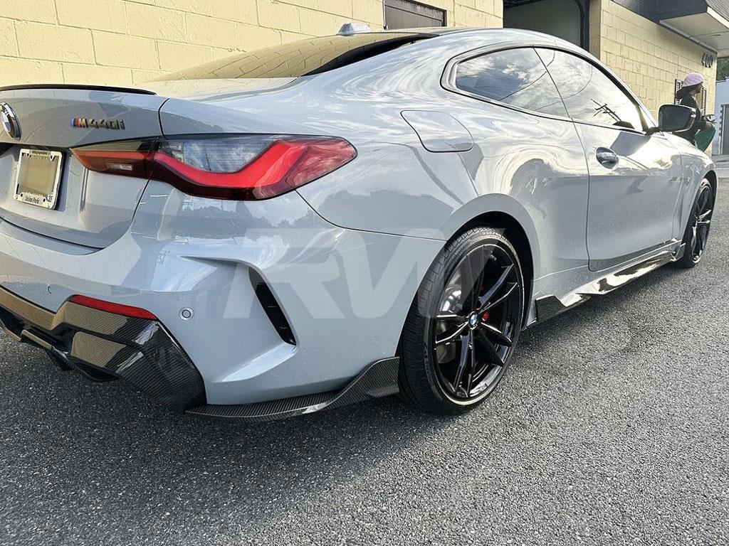 RW Carbon 2021-2026 BMW G22 G23 4-Series DTM Carbon Fiber Diffuser - Image 4