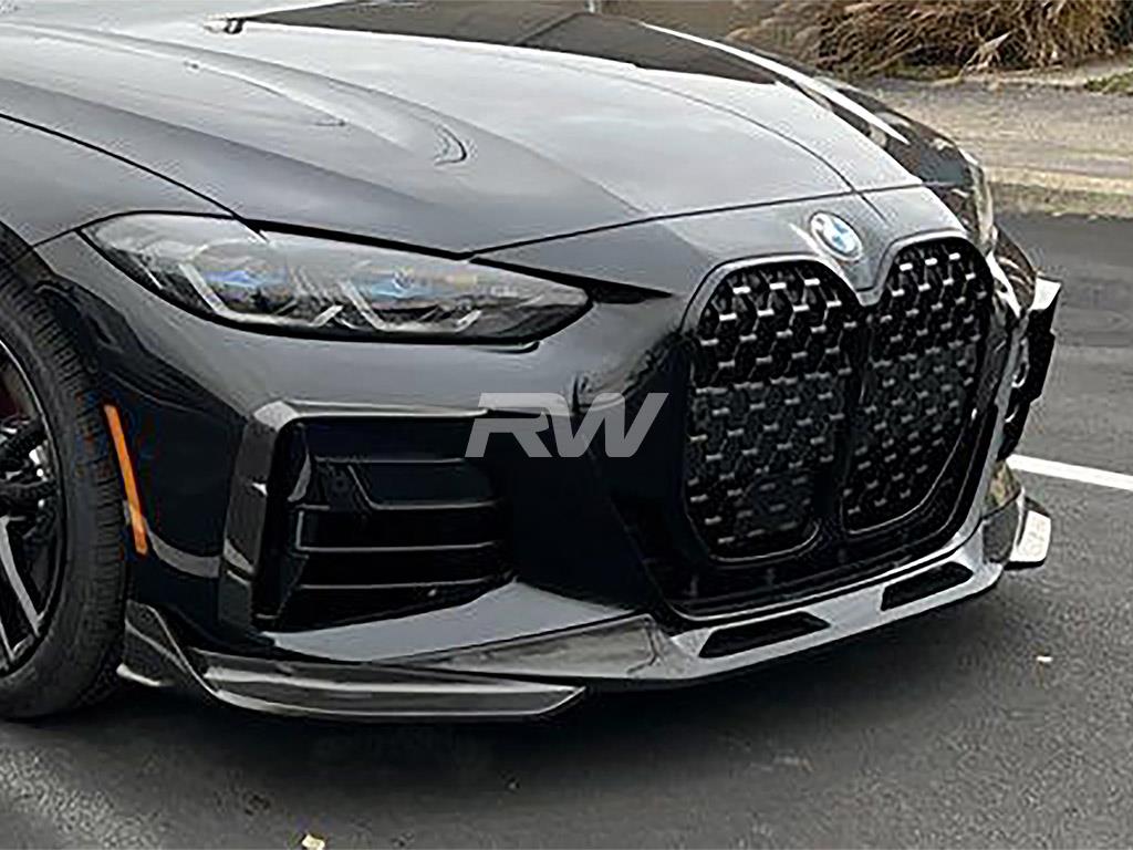 RW Carbon 2021-2026 BMW G22 G23 Carbon Fiber Front Duct Trims