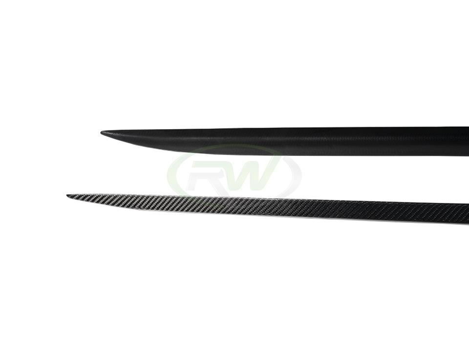 RW Carbon 2021-2026 BMW G22/G23 Carbon Fiber Side Skirt Extensions - Image 10