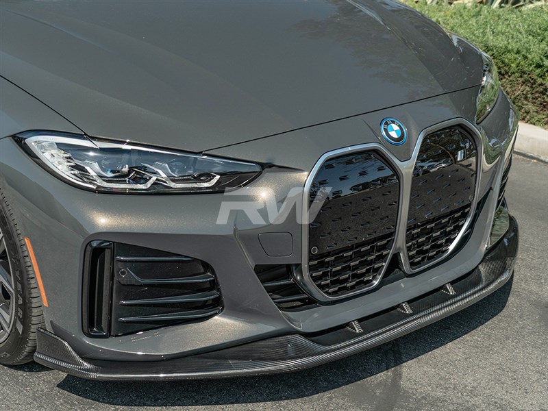 RW Carbon 2021-2026 BMW G26 / i4 DTM Carbon Fiber Front Lip Spoiler