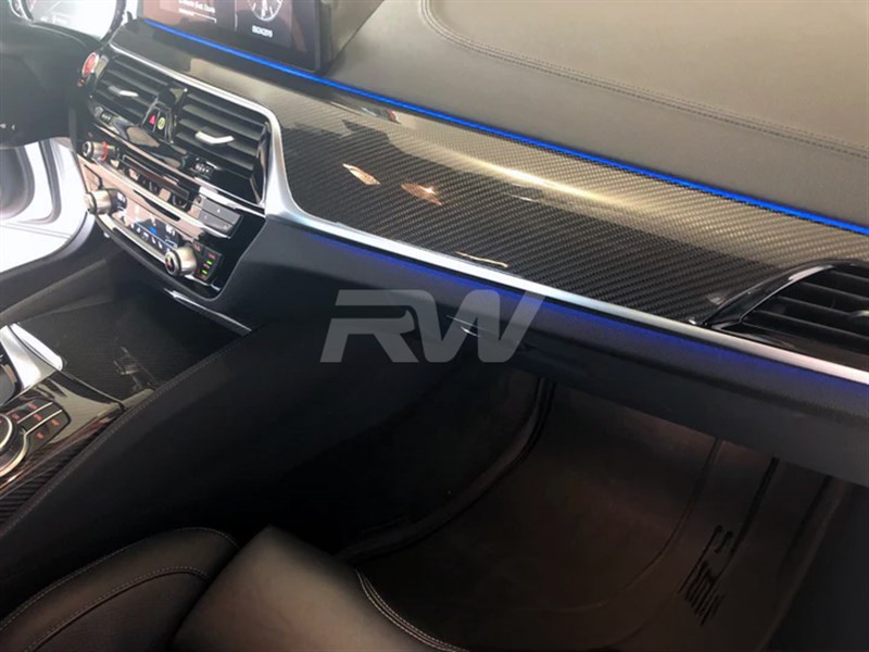 RW Carbon 2017-2023 BMW G30 5-Series F90 M5 Carbon Fiber Interior Trim - Image 4
