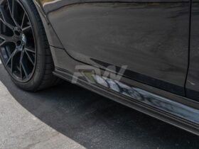 RW Carbon 530i/540i/M550i/M5 (G30/F90) 3D Style Carbon Fiber Side Skirt Extensions for BMW M5 - Image 2