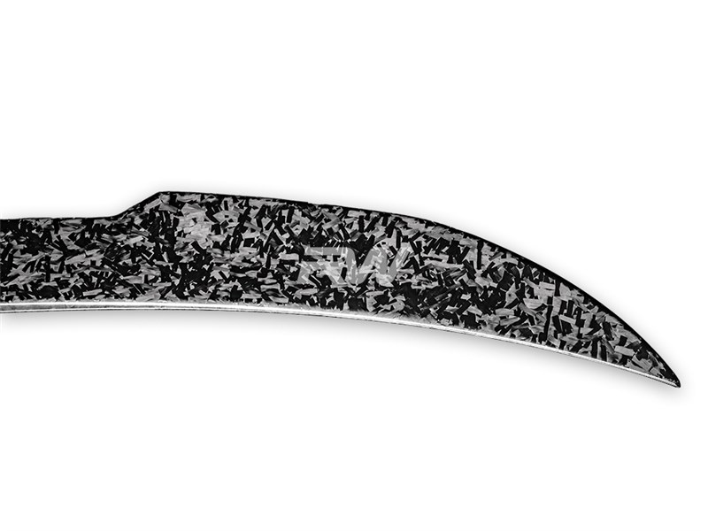 RW Carbon 2017-2023 BMW G30 F90 Forged Carbon CS Style Trunk Spoiler - Image 3