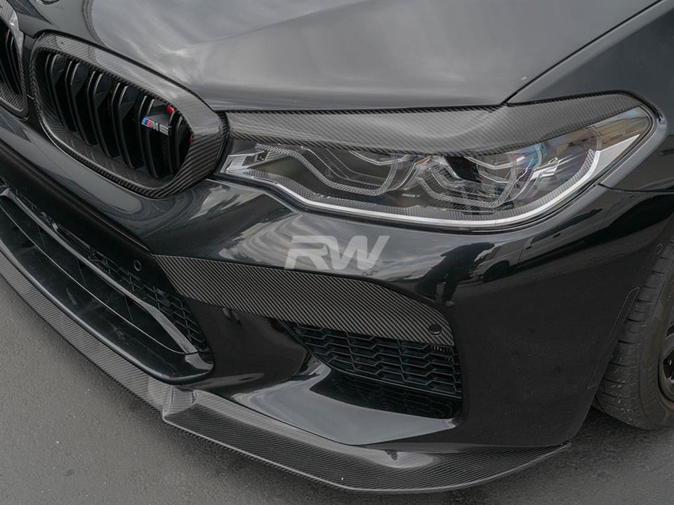 RW Carbon 2017-2020 BMW G30 / F90 M5 Carbon Fiber Eyelids - Image 4