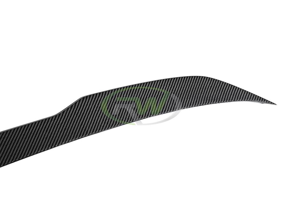 RW Carbon 2017-2023 BMW G30 F90 Performance Style Carbon Fiber Trunk Spoiler - Image 25