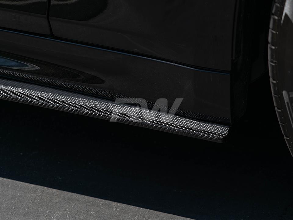 RW Carbon 2017-2023 BMW G30 F90 RWS Carbon Fiber Side Skirt Extensions - Image 16