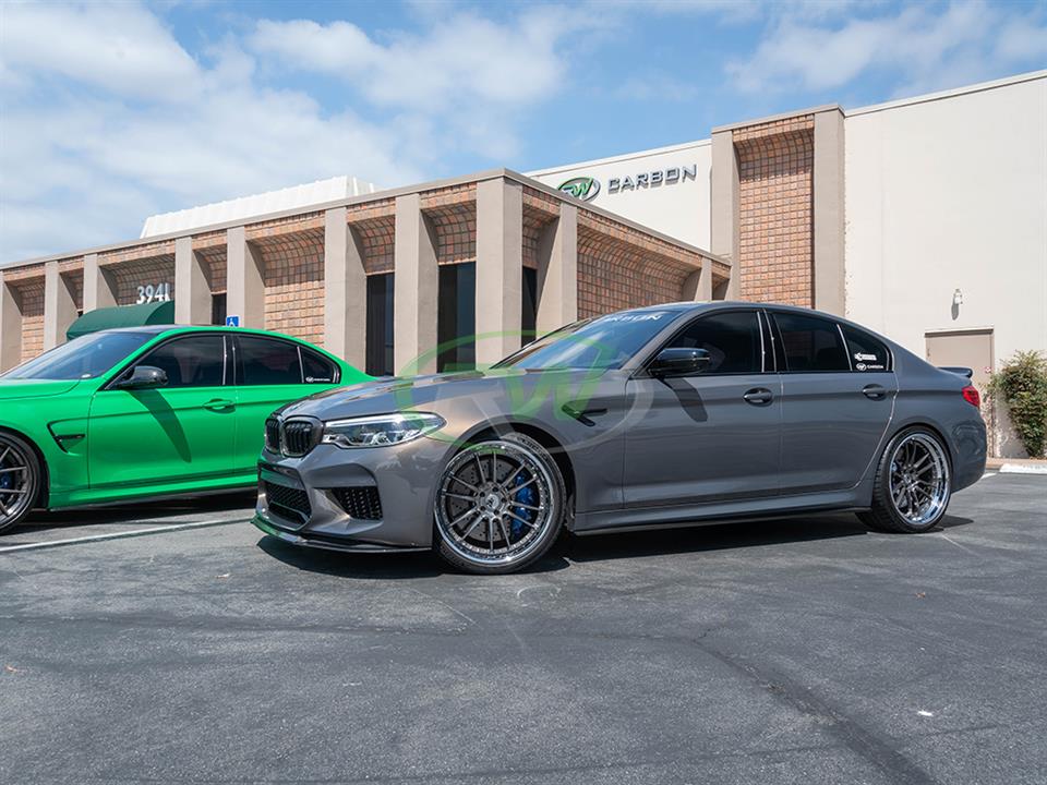 RW Carbon 2017-2023 BMW G30 F90 RWS Carbon Fiber Side Skirt Extensions - Image 17