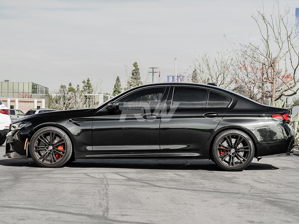 RW Carbon 2017-2023 BMW G30 F90 RWS Carbon Fiber Side Skirt Extensions - Image 3