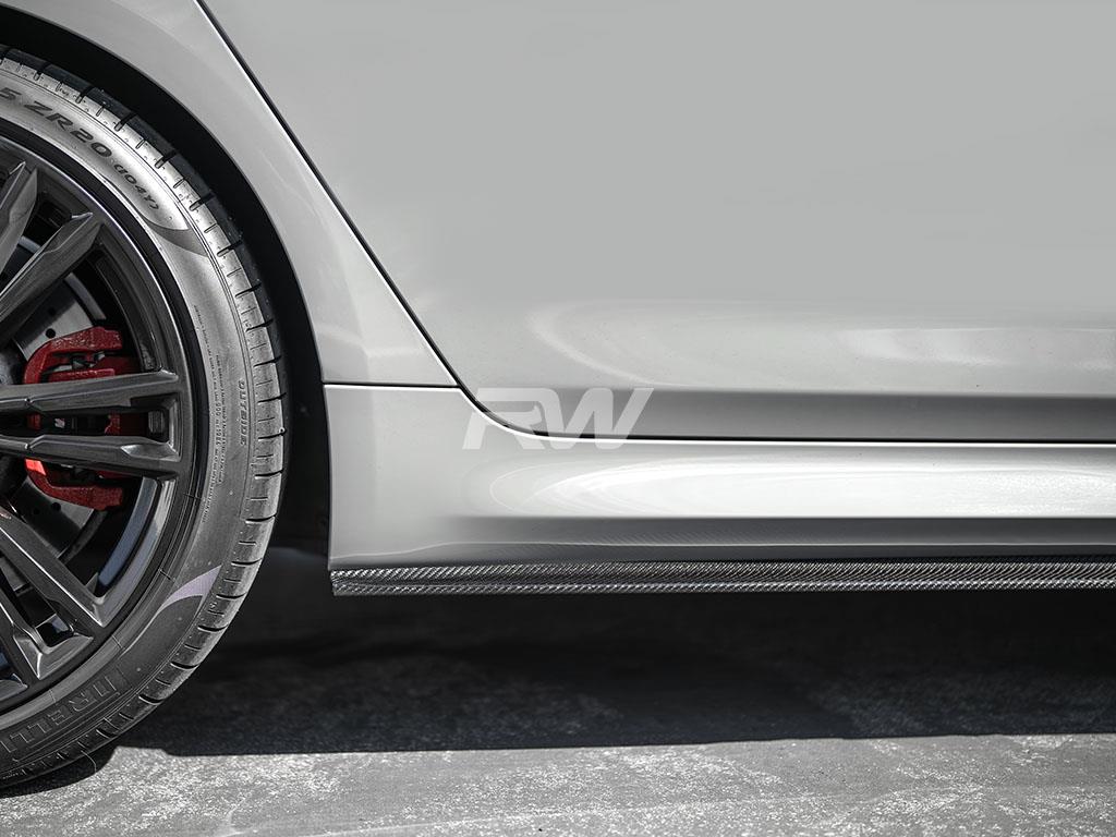RW Carbon 2017-2023 BMW G30 F90 RWS Carbon Fiber Side Skirt Extensions - Image 20