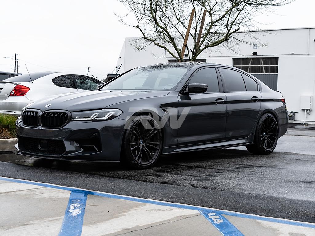 RW Carbon 2017-2023 BMW G30 F90 RWS Carbon Fiber Side Skirt Extensions - Image 5