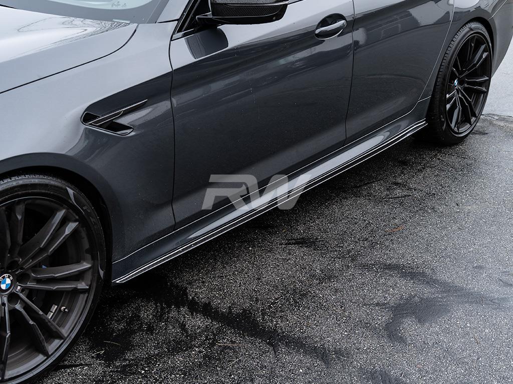 RW Carbon 2017-2023 BMW G30 F90 RWS Carbon Fiber Side Skirt Extensions - Image 7