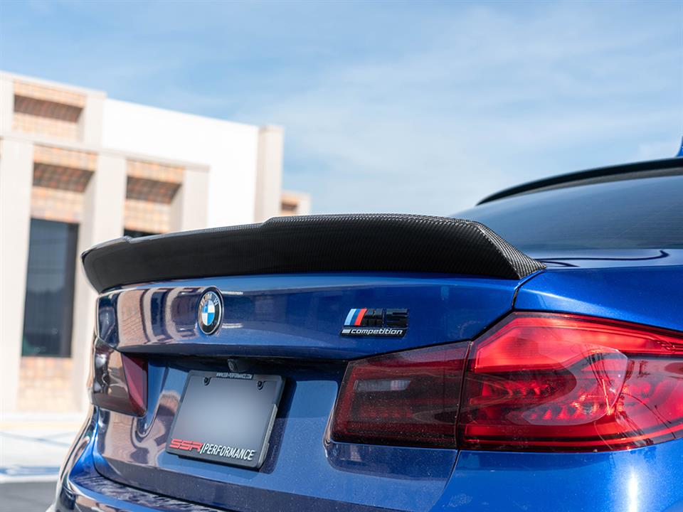 RW Carbon 2017-2023 BMW G30 F90 RWS Carbon Fiber Trunk Spoiler