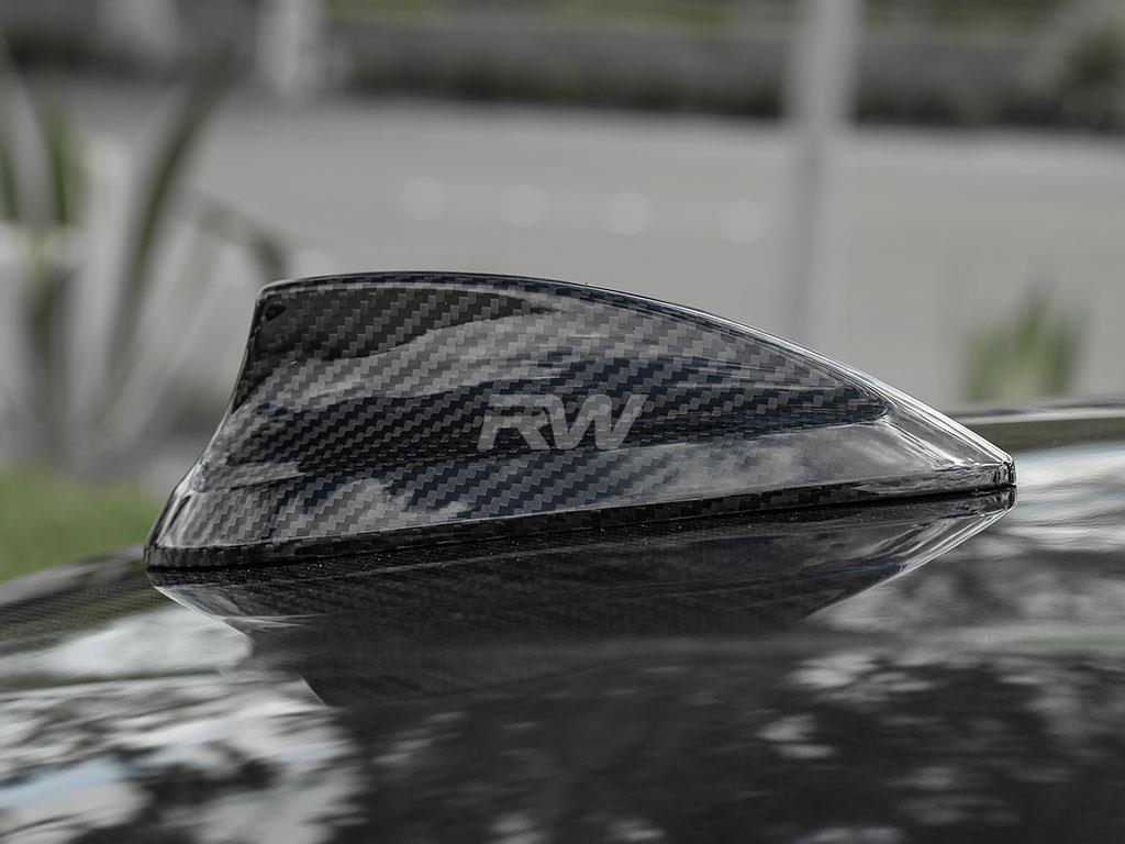 RW Carbon 2017-2022 BMW G30 G31 G32 F90 Carbon Fiber Antenna Cover - Image 3