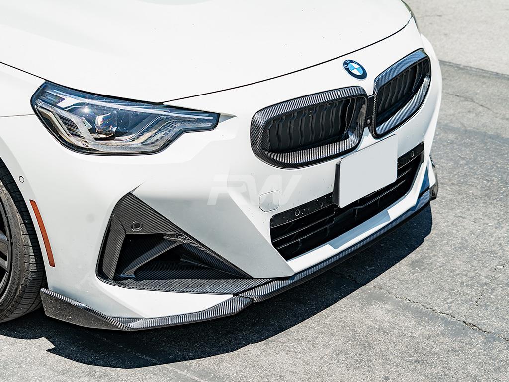 RW Carbon 2022-2026 BMW G42 2-Series Carbon Fiber Front Air Duct Trims - Image 3