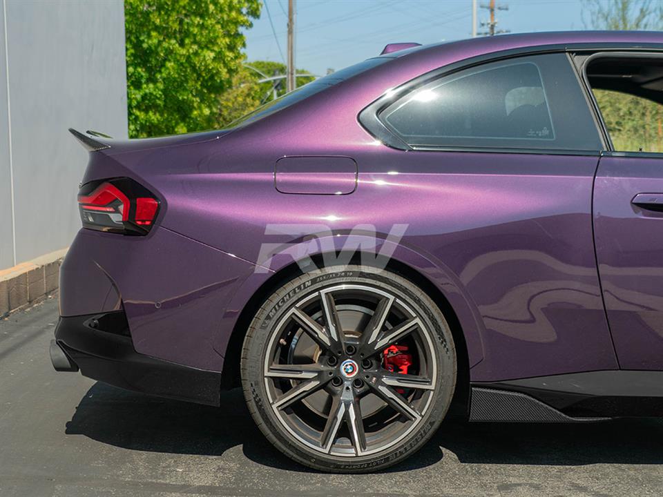 RW Carbon 2021-2026 BMW G42 2-Series Carbon Fiber Side Skirt Winglets - Image 3