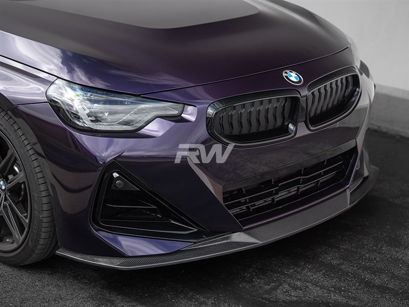 RW Carbon 2021-2026 BMW G42 2-Series Suvneer Carbon Fiber Front Lip