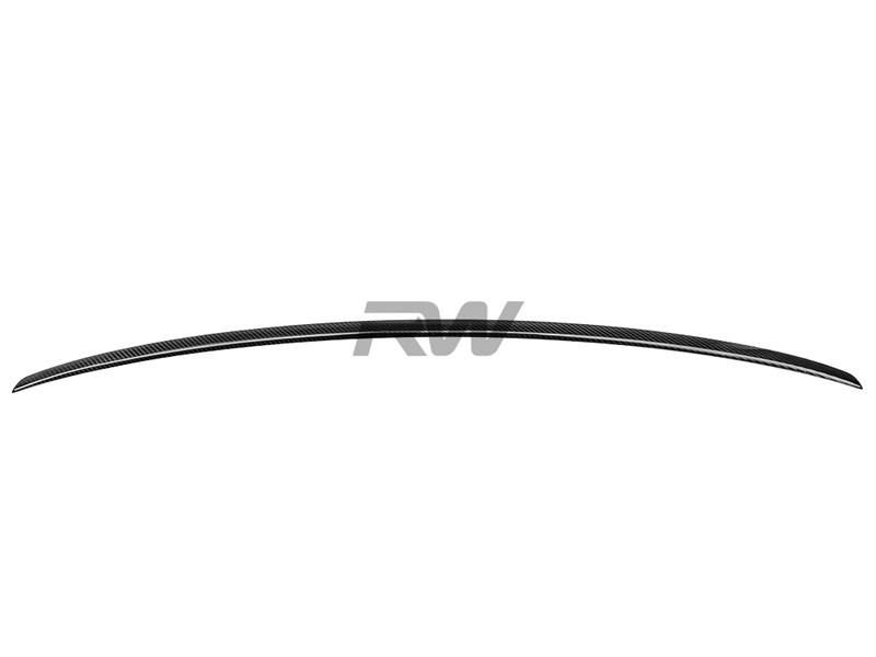 RW Carbon 2024-2026 BMW G60 G90 M Style Carbon Fiber Trunk Spoiler