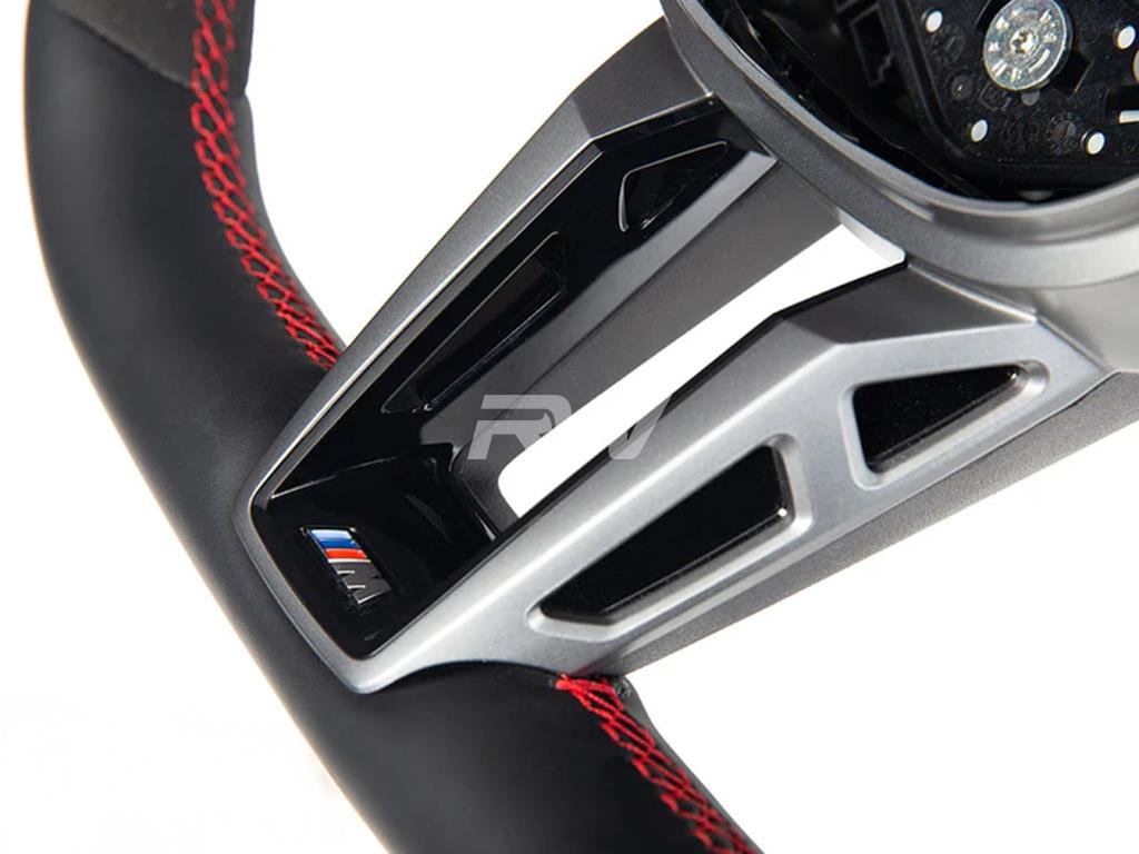 RW Carbon 2024-2026 BMW G60 5-Series Alcantara Steering Wheel - Image 5