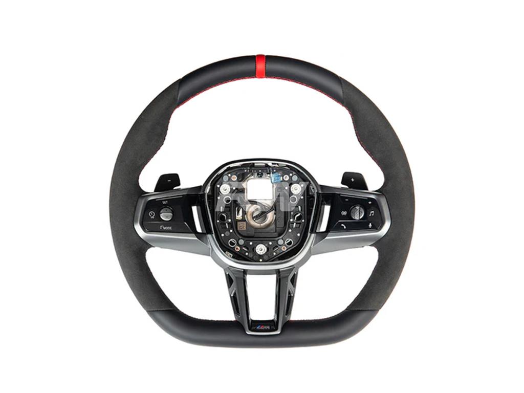 RW Carbon 2024-2026 BMW G60 5-Series Alcantara Steering Wheel