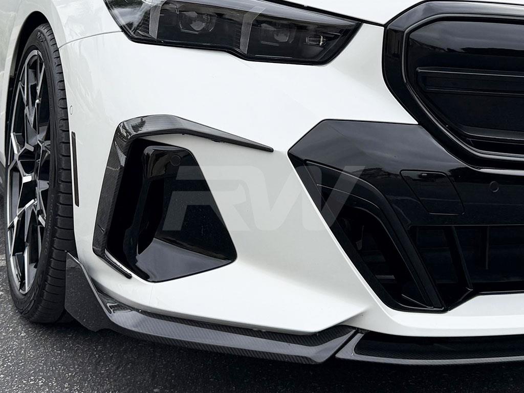 RW Carbon 2024-2026 BMW G60 5-Series Carbon Fiber Front Side Vent Trims - Image 5