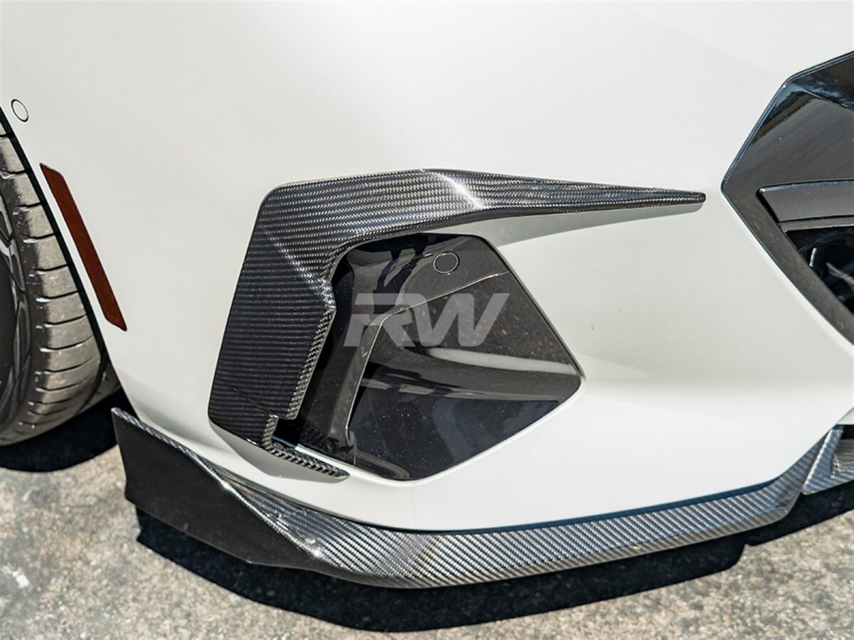 RW Carbon 2024-2026 BMW G60 Carbon Fiber Performance Style Front Lip - Image 3