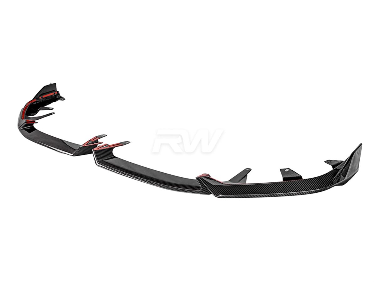 RW Carbon 2024-2026 BMW G60 Carbon Fiber Performance Style Front Lip - Image 4