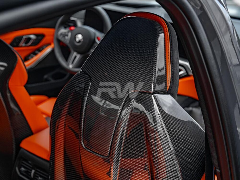 RW Carbon 2019-2026 BMW G80 M3 / F93 M8 Carbon Fiber Seat Backs