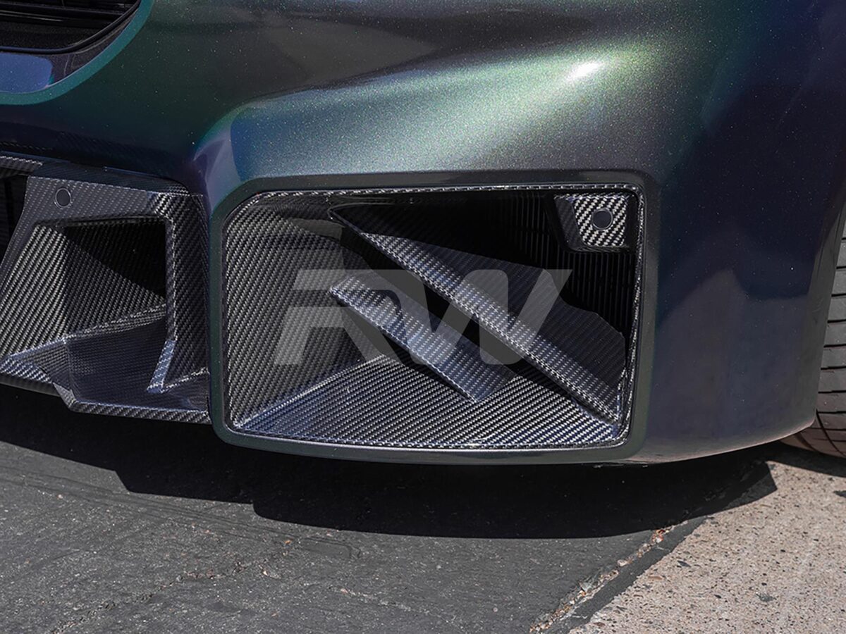 RW Carbon 2023-2026 BMW G87 Dual Slat Carbon Fiber Duct Trims - Image 5
