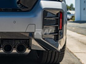 RW Carbon G87 M2 Carbon Fiber Performance Style Rear Bumper Trim for BMW M2 - Image 2