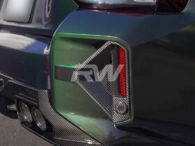 RW Carbon G87 M2 Carbon Fiber DTM Rear Reflector Trim for BMW M2 - Image 5