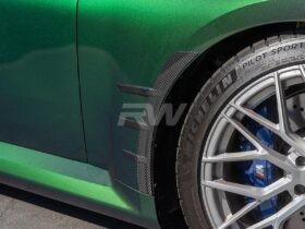 RW Carbon G87 M2 Carbon Fiber Front Fender Arch Trim for BMW M2 - Image 2