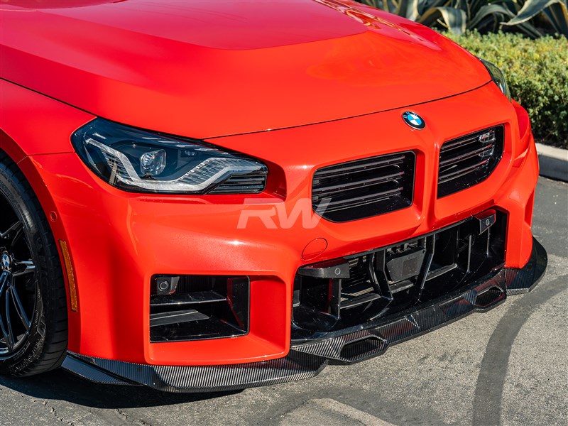 RW Carbon 2023-2026 BMW G87 M2 Carbon Fiber GTX Front Lip Spoiler