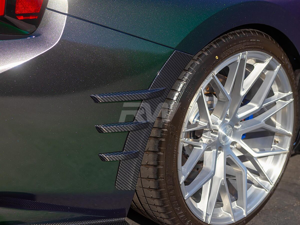 RW Carbon 2023-2026 BMW G87 M2 Carbon Fiber Rear Fender Arch Trim