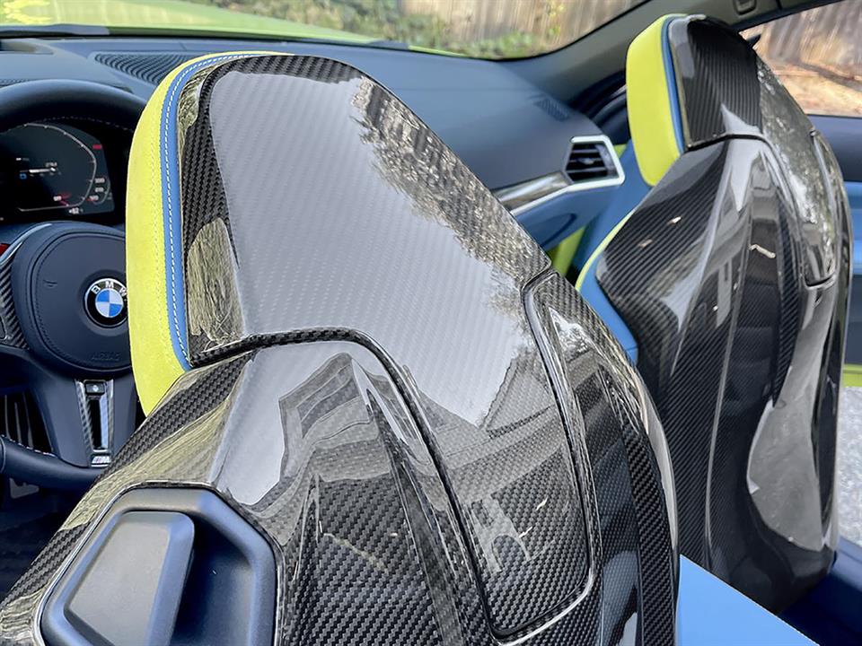 RW Carbon 2023-2024 BMW G87 M2 Carbon Fiber Seat Backs - Image 3
