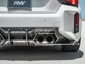 RW Carbon G87 M2 Forged Carbon DTM Diffuser for BMW M2 - Image 3