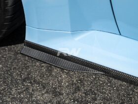 RW Carbon G87 M2 GTX Carbon Fiber Side Skirt Extensions for BMW M2 - Image 5