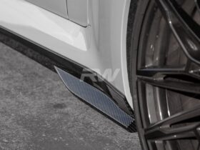 RW Carbon G87 M2 GTX Carbon Fiber Side Skirt Extensions for BMW M2 - Image 9