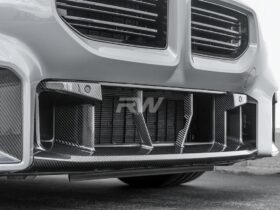 RW Carbon G87 M2 OE Style Carbon Fiber Center Front Bumper Trim for BMW M2 - Image 4