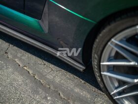 RW Carbon G87 M2 RWS Dry Carbon Fiber Side Skirt Extensions for BMW M2 - Image 6