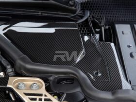 RW Carbon G8X M2 M3 M4 Carbon Fiber Engine Cowl Panel Trim Set for BMW M3 - Image 3