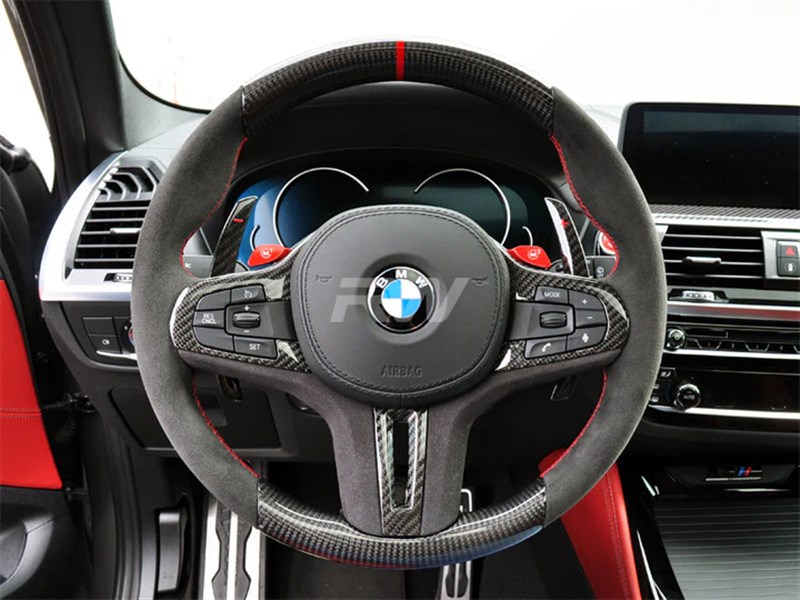 RW Carbon 2018-2026 BMW G8X M2 M3 M4 X3 X4 Carbon Fiber Steering Wheel