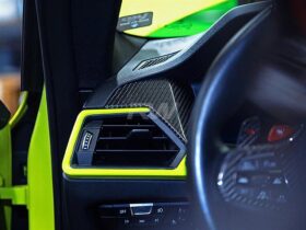 RW Carbon G8X M2/M3/M4 Carbon Fiber Air Vent Trim for BMW M3 - Image 2